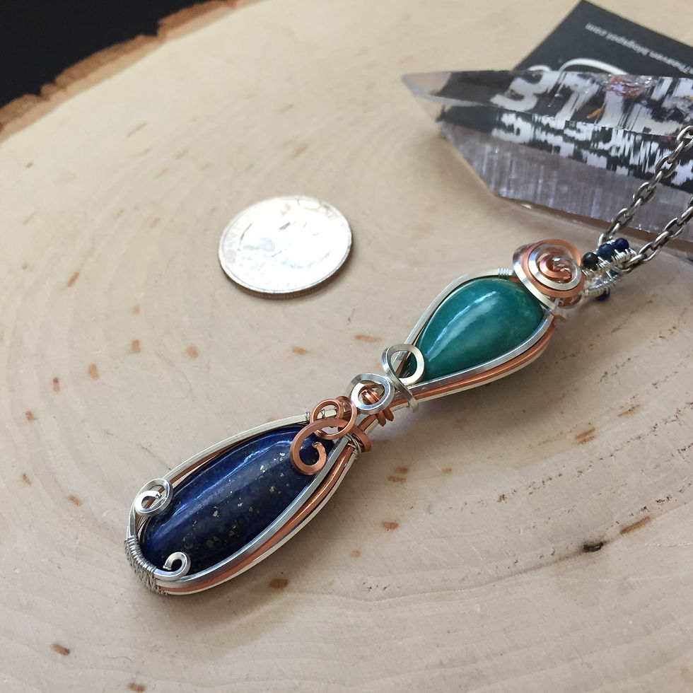 Thumbnail: Kingman Turquoise and Lapis Lazuli