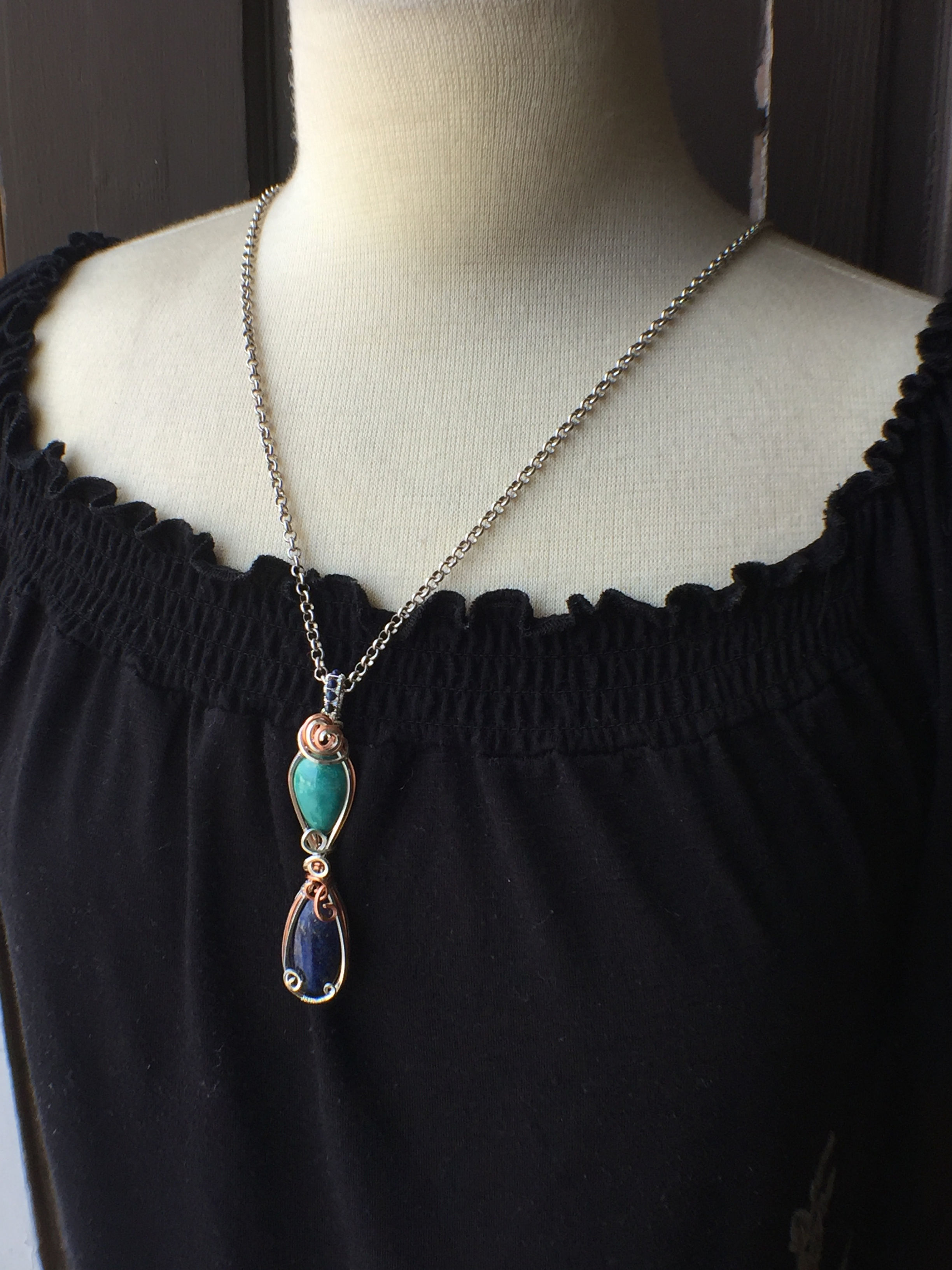 Kingman Turquoise and Lapis Lazuli