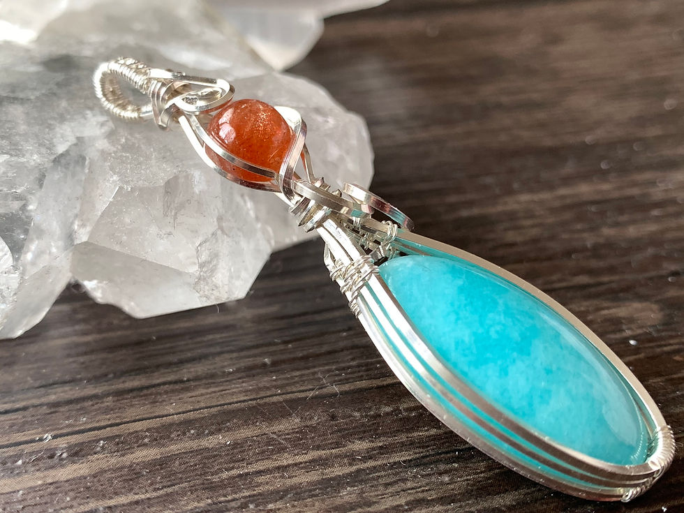 サムネイル： Amazonite & Sunstone