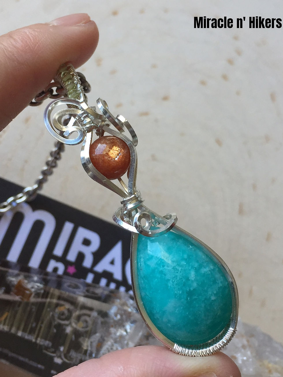 サムネイル： Amazonite & Sunstone