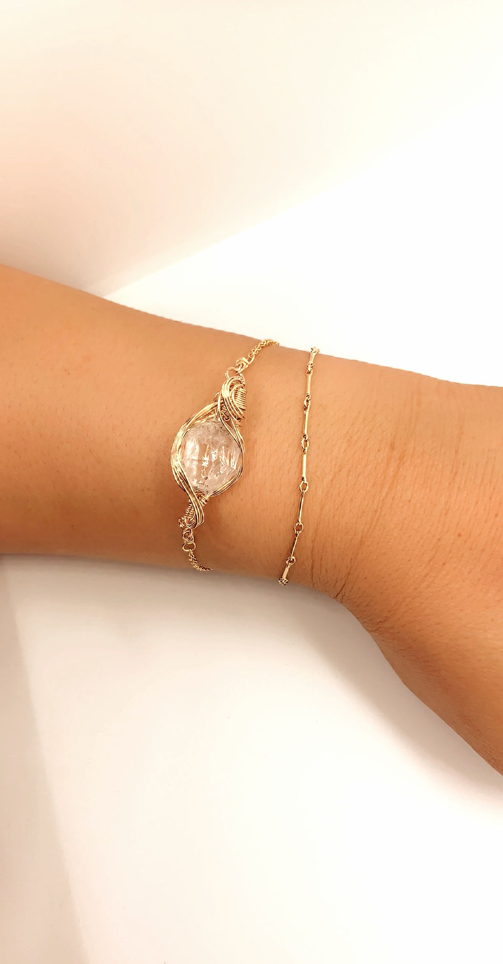 サムネイル： Herkimer Diamond Bracelet