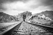 Follow the tracks, N. of Cajon Pass