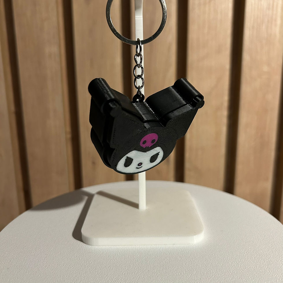 Küçük resim: Kuromi Clicker Anahtarlık