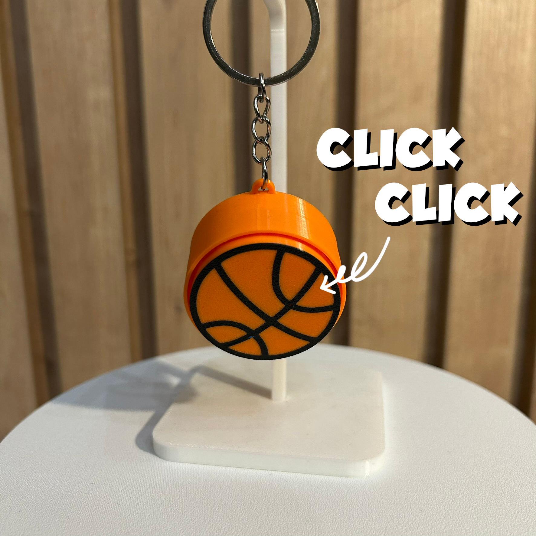 Basketbol Clicker Anahtarlık