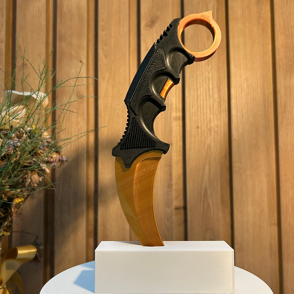 Küçük resim: Counter Strike Parlak Altın Bakır Karambit