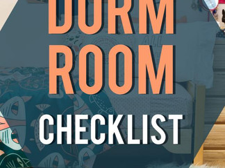 Dorm Room Checklist