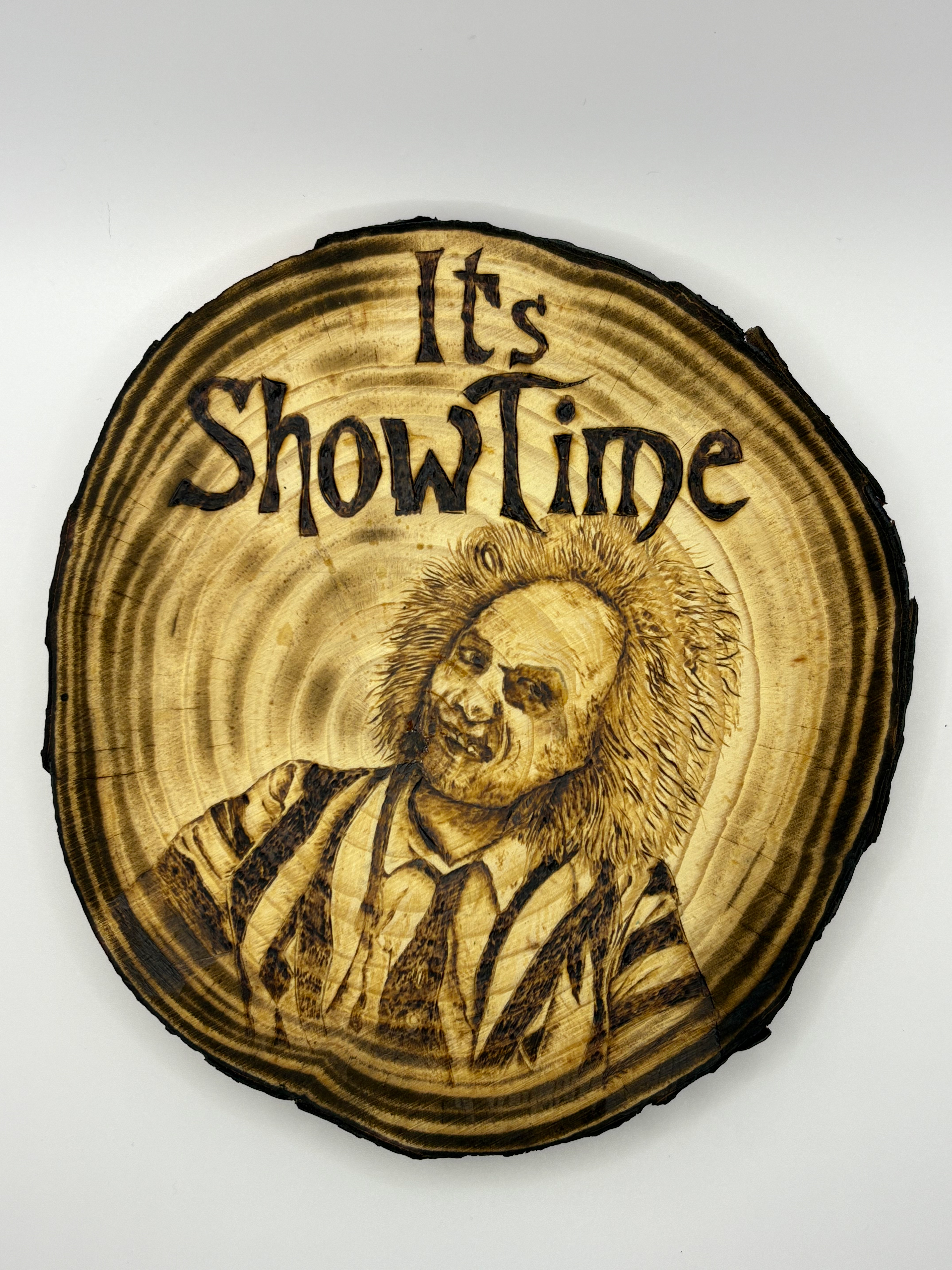 BEETLEJUICE | wood burned portrait