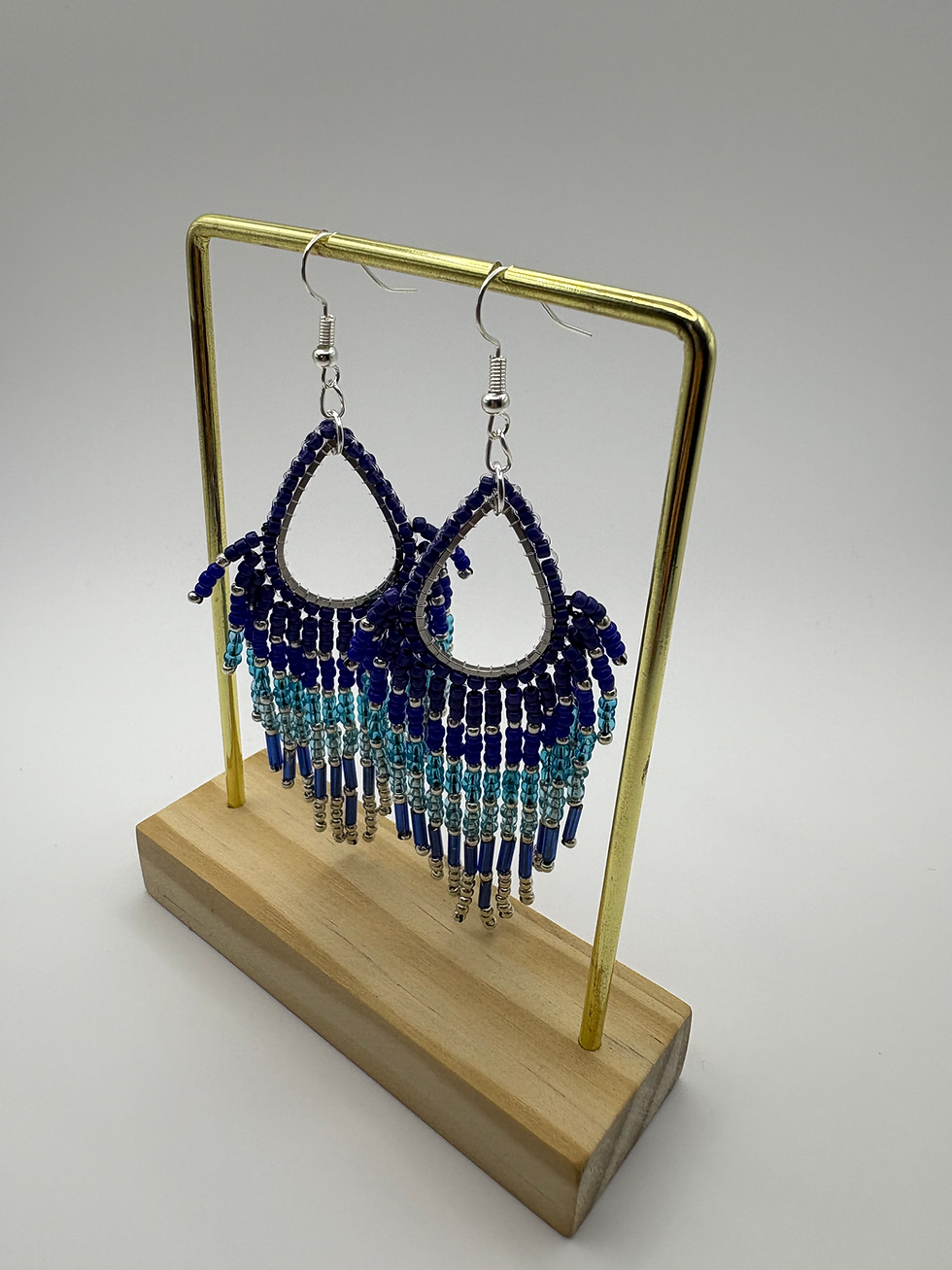 Thumbnail: The BLUE JAYS | beaded earrings 