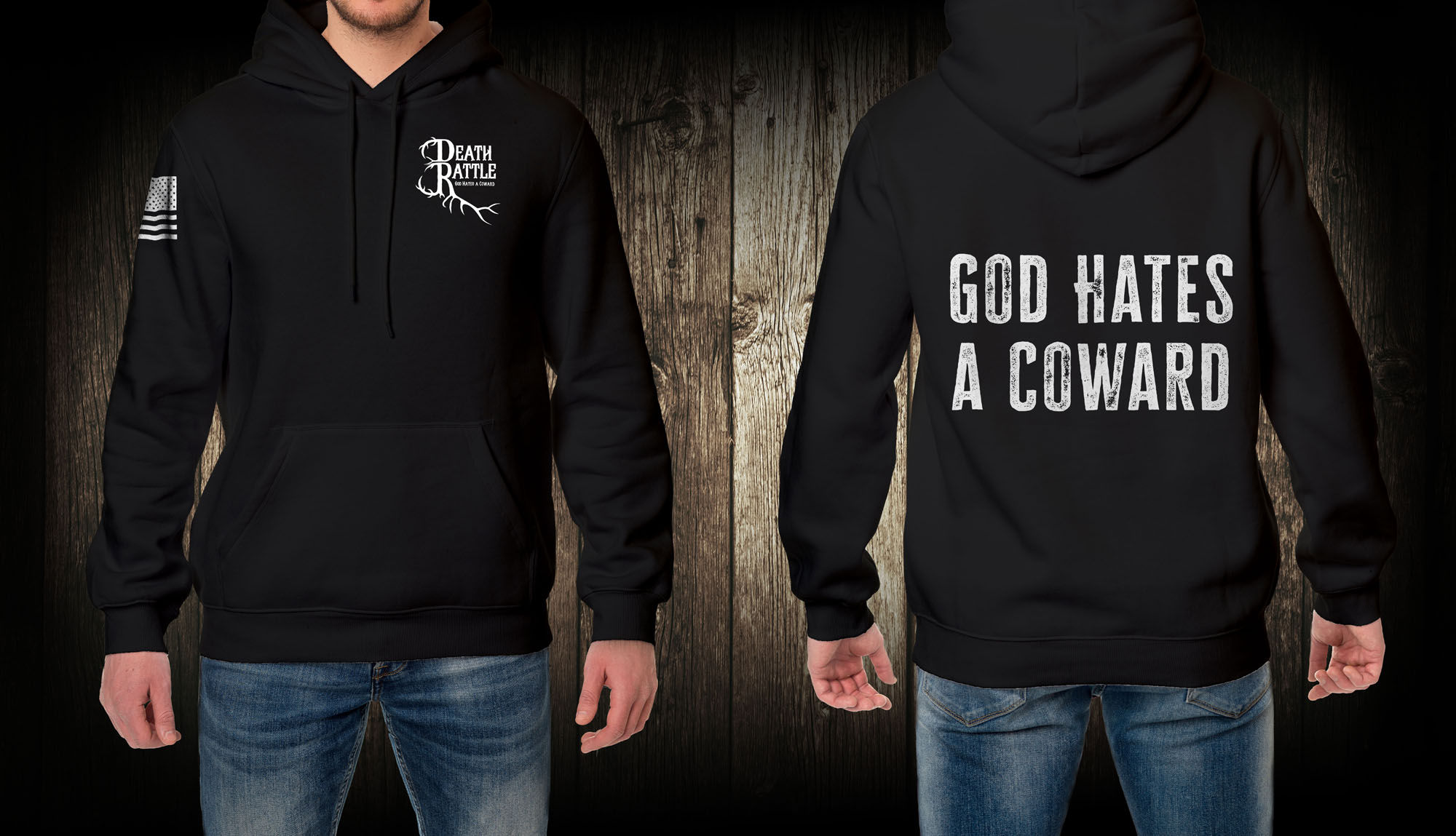 God Hates a Coward Hoodie