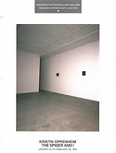 1995 "Kristin Oppenheim's Circular Paradox," exhibition catalog  University at Buffalo Art Gallery, NY January 20 - February 26, essay by Al Harris F