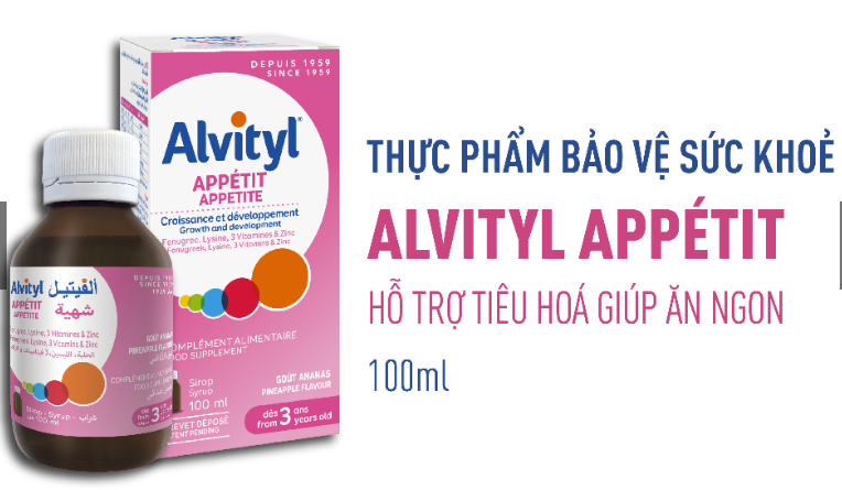 Hình thu nhỏ: Thực Phẩm Bảo Vệ Sức Khỏe Alvityl Appétit (Hộp 100ml)