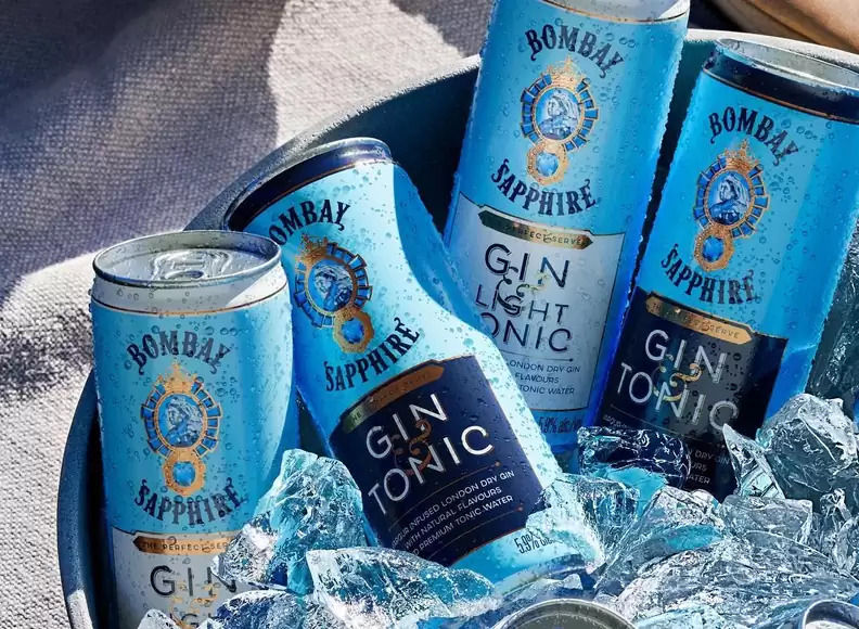 Bombay Sapphire Gin & Tonic 4*275mL