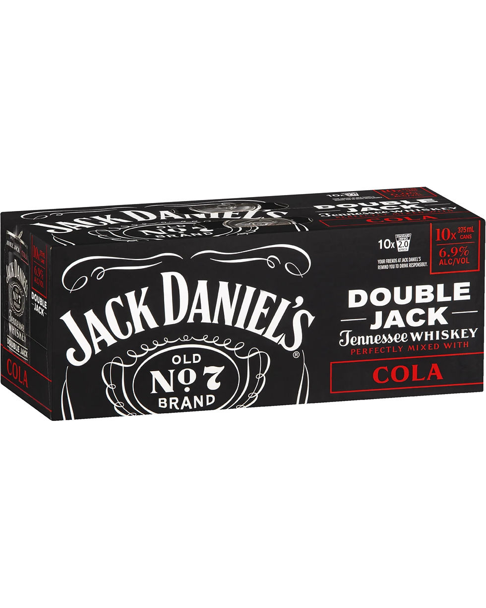 Jack Daniel's Double Jack & Cola Cans 10*375mL 6.9%