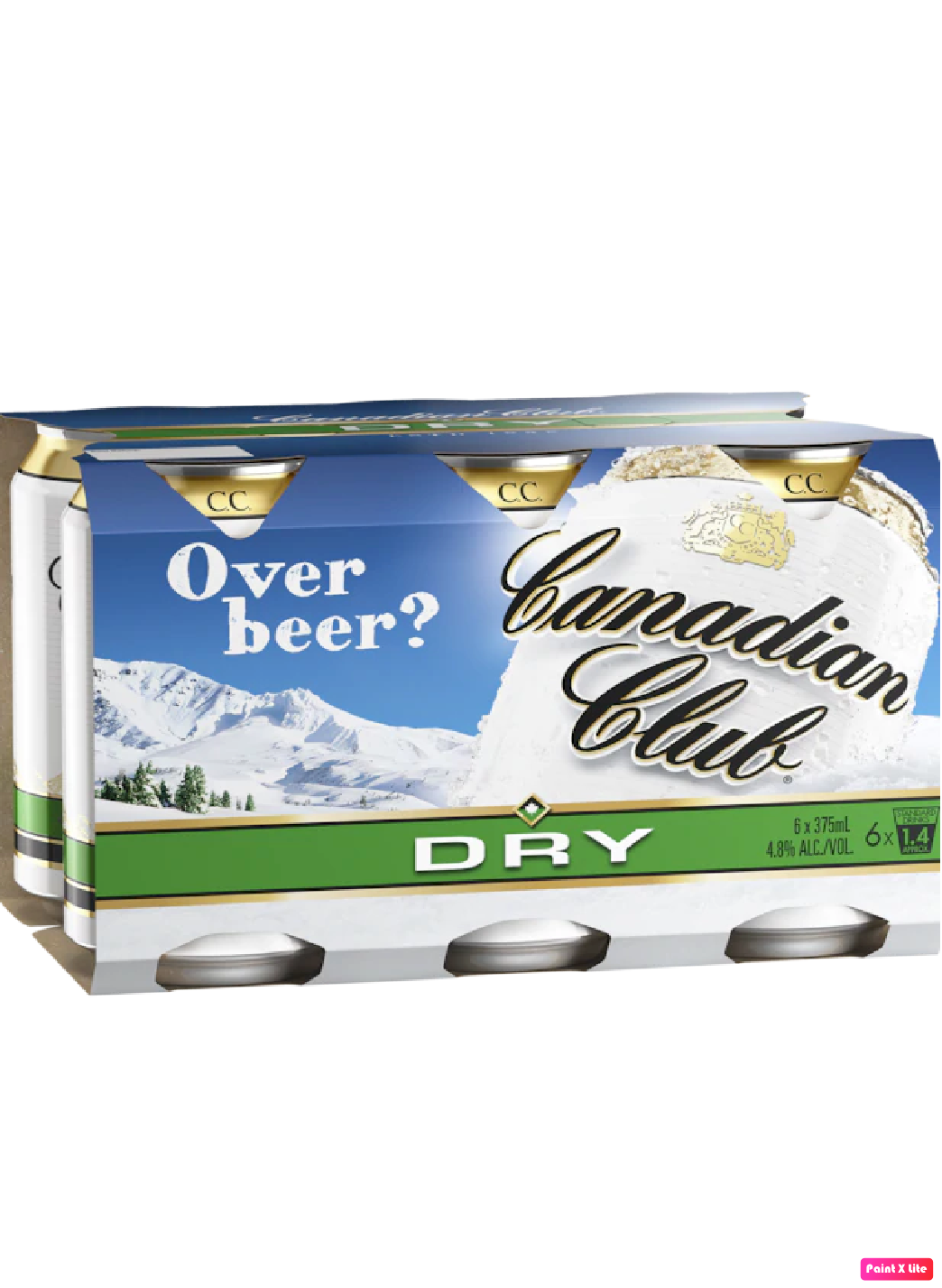 Canadian Club Whisky & Dry (or Zero Sugar) Cans 6*375mL