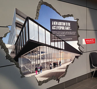 Internal Graphics, POS Design & Wall Art Design