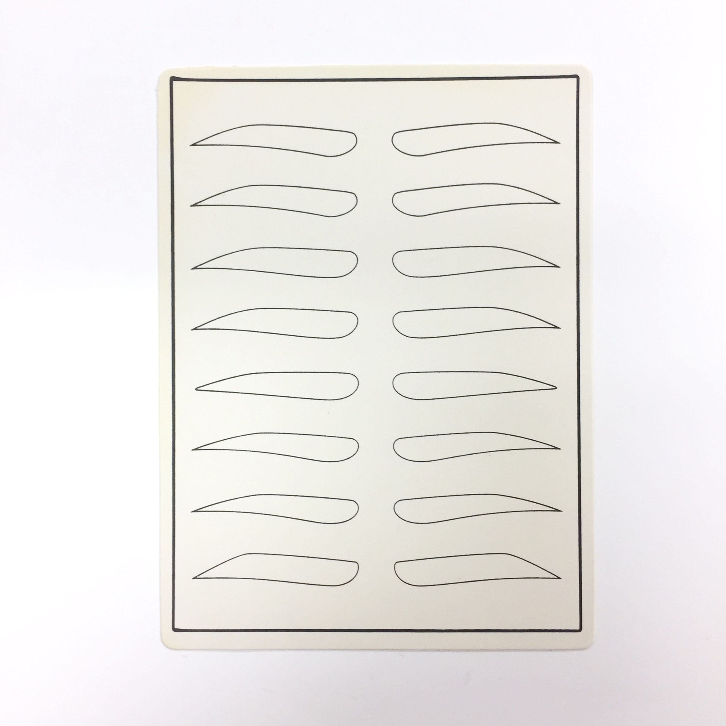 PRACTICE SKIN FOR EYEBROWS (5 SHEETS)