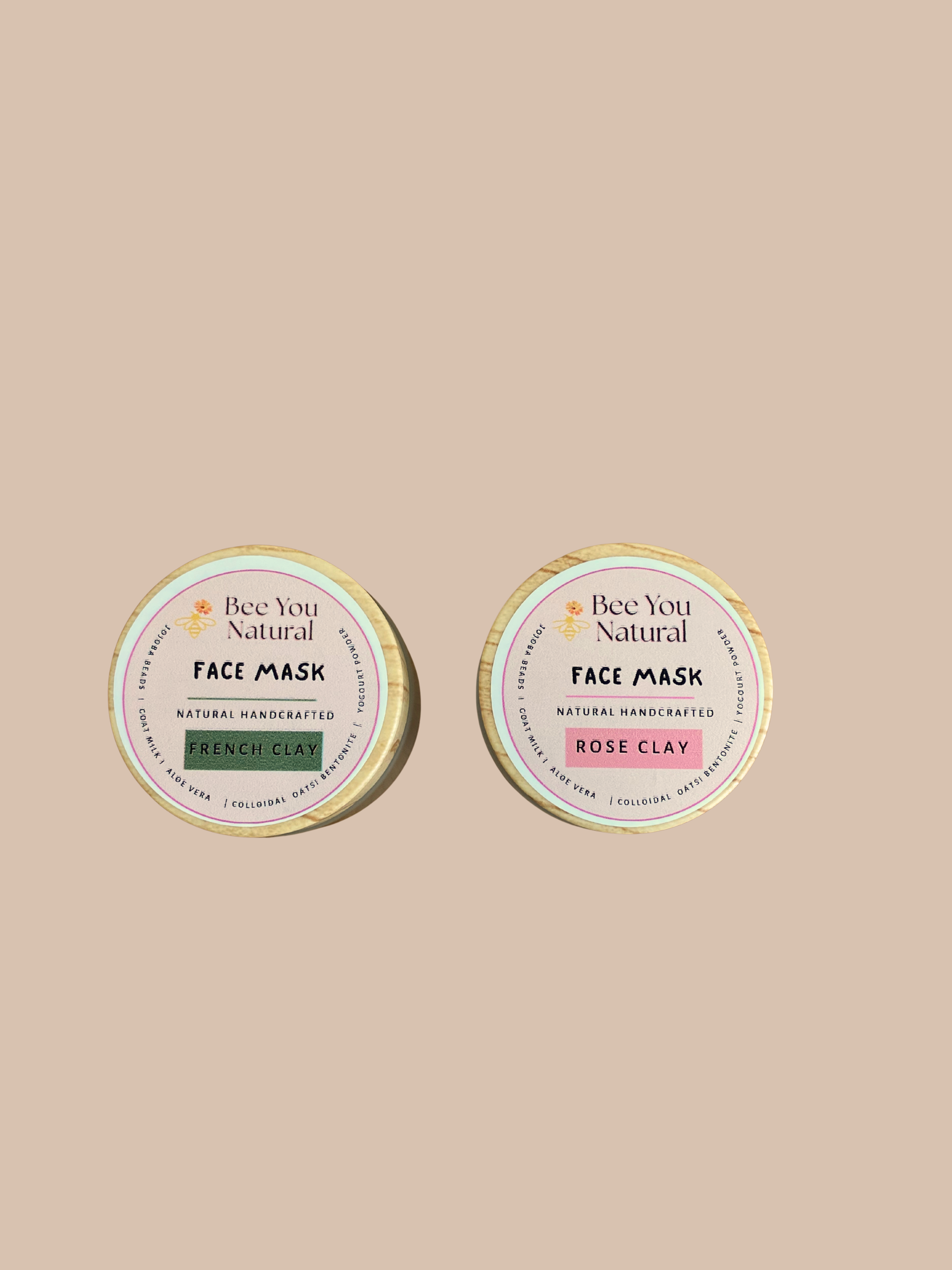 Rose & French Clay Radiance Mask with Jojoba Beads, Yogurt & Aloe Vera