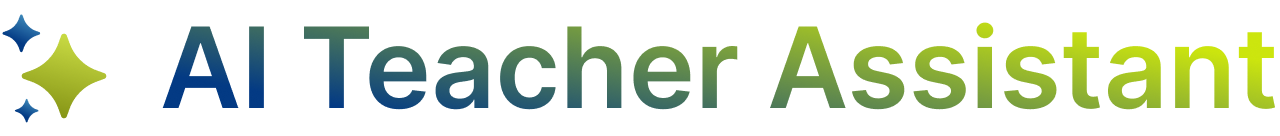 AI Teacher Assistant