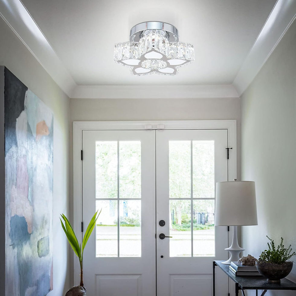 Thumbnail: Crystal Chandeliers Modern Small Chandelier Flower Crystal Ceiling Light