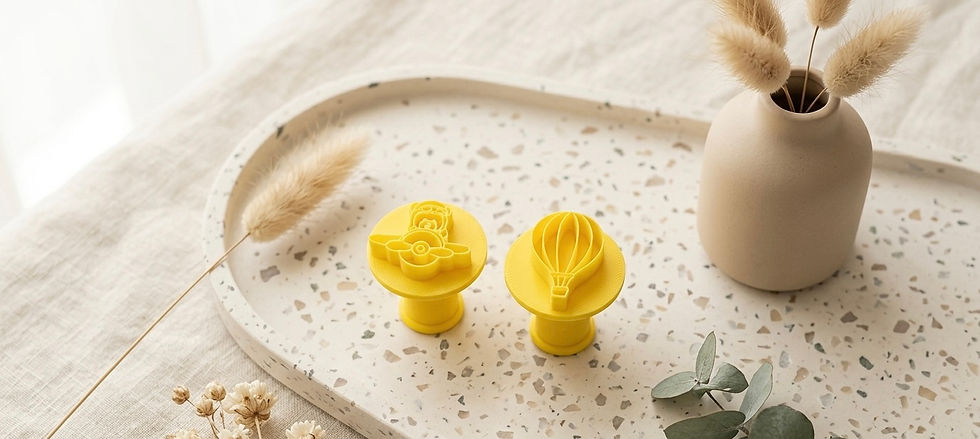 Miniatura: Set 2 Carimbos p/ Brigadeiro Ursinho e Balão de Ar Quente 