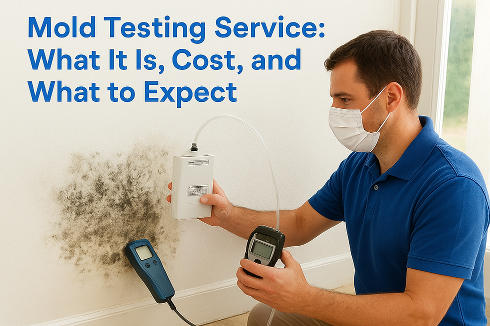 Mold Testing Service: What It Is, Cost, and What to Expect