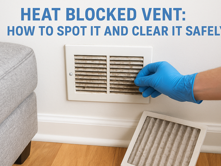 Heat Blocked Vent: How To Spot It And Clear It Safely