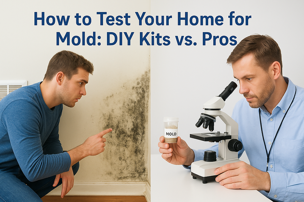 How to Test Your Home for Mold: DIY Kits vs. Pros