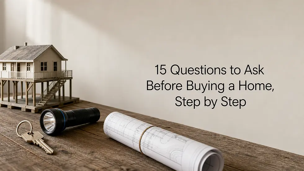 15 Questions to Ask Before Buying a Home, Step by Step