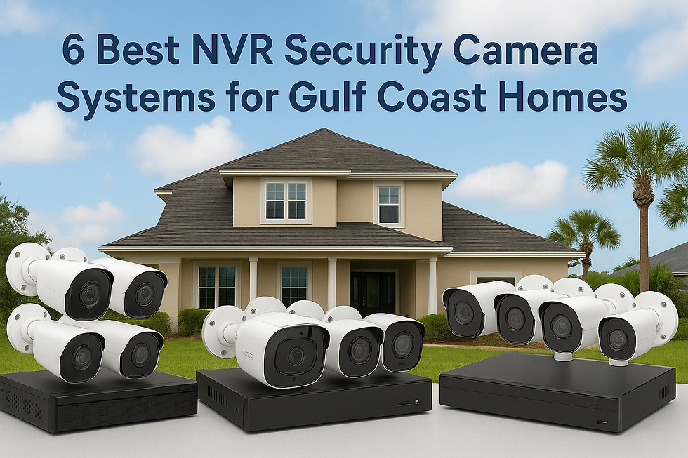 6 Best NVR Security Camera Systems for Gulf Coast Homes