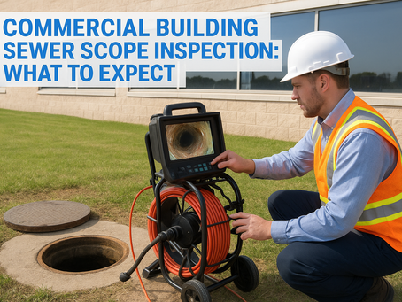 Commercial Building Sewer Scope Inspection: What To Expect