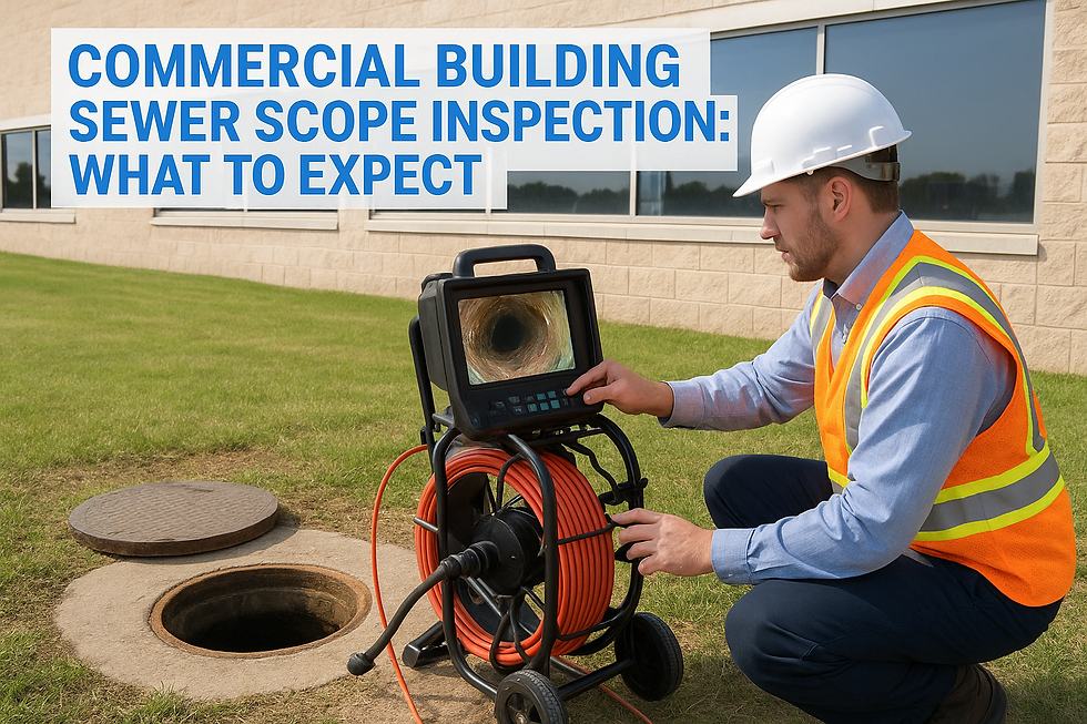 Commercial Building Sewer Scope Inspection: What To Expect