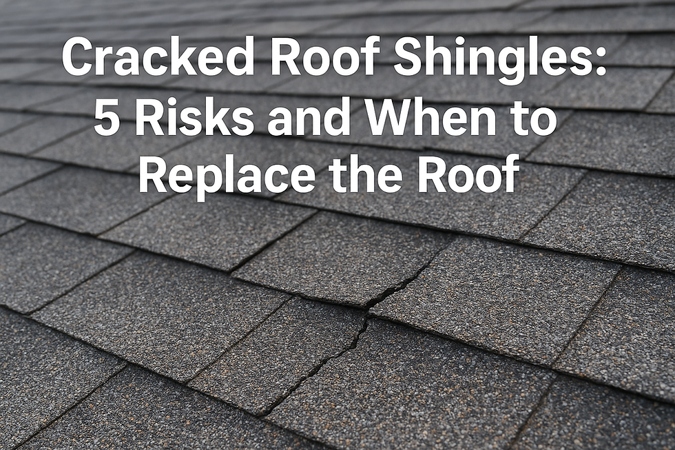 Cracked Roof Shingles: 5 Risks and When to Replace the Roof