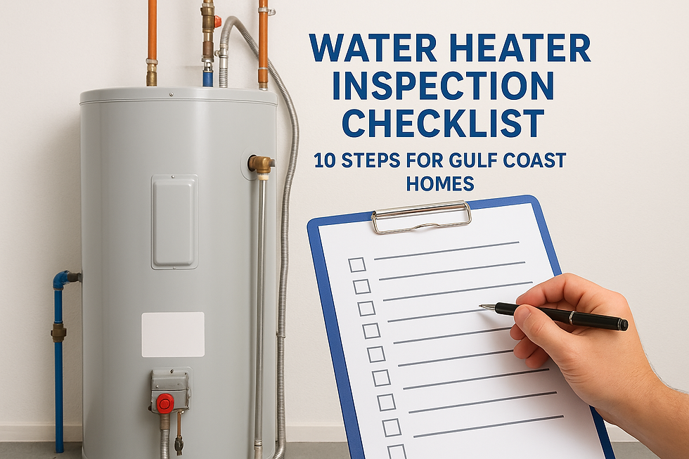 Water Heater Inspection Checklist: 10 Steps for Gulf Coast Homes