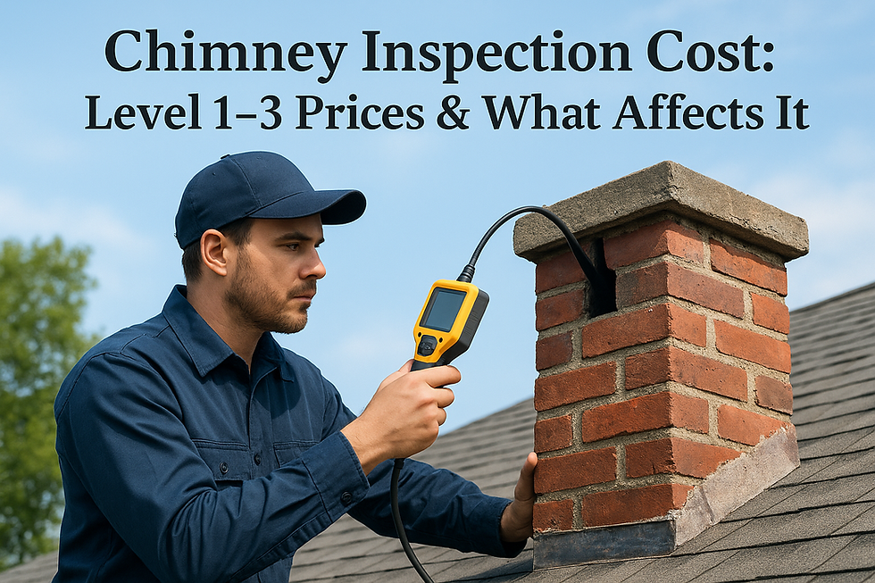 Chimney Inspection Cost: Level 1–3 Prices & What Affects It