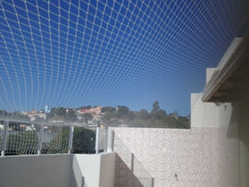 instalação de redes de proteção