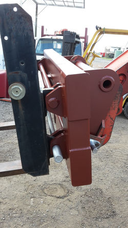 Custom front loader adapter unit to fork times.