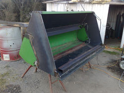 Modify small bucket to fit more loaded shavings for duck farm.