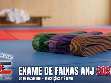 Exame de Faixas ANJ 2026: datas, critérios e como se inscrever
