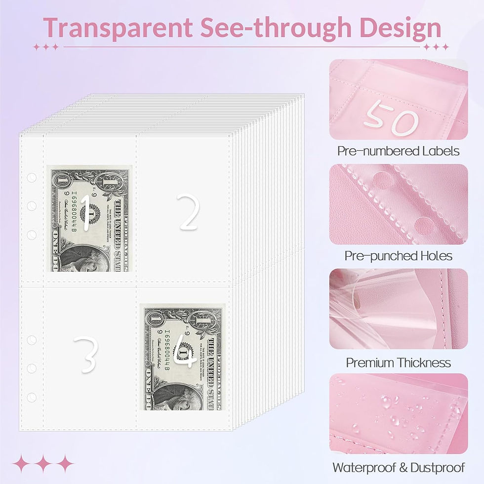 Thumbnail: 2026 A5 100 Envelopes Money Saving Challenge, Savings Challenges Book with Envel