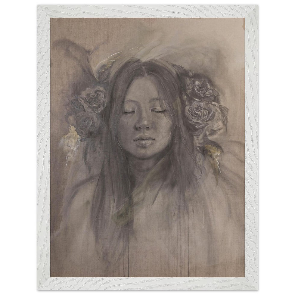 Thumbnail: Silent Bloom (Premium Wooden Framed Poster With Museum-Quality Matte Paper)
