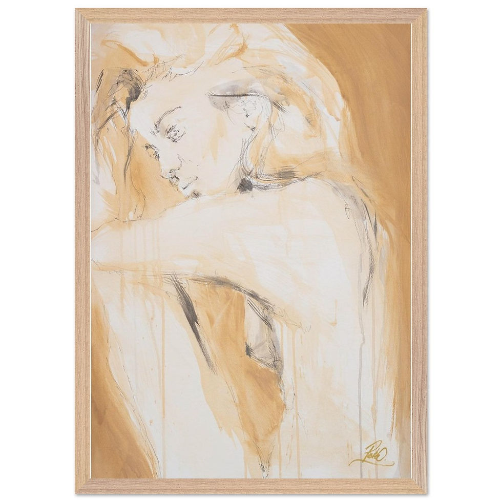 Thumbnail: A Moment of Peace (Premium Wooden Framed Poster With Museum-Quality Matte Paper)