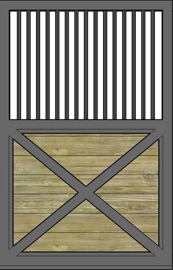 Stall Doors_Traditional-AM3-x brace.webp
