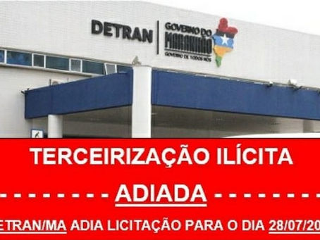 Detran/MA ADIA Licitação para Contratação de Mão de Obra Terceirizada
