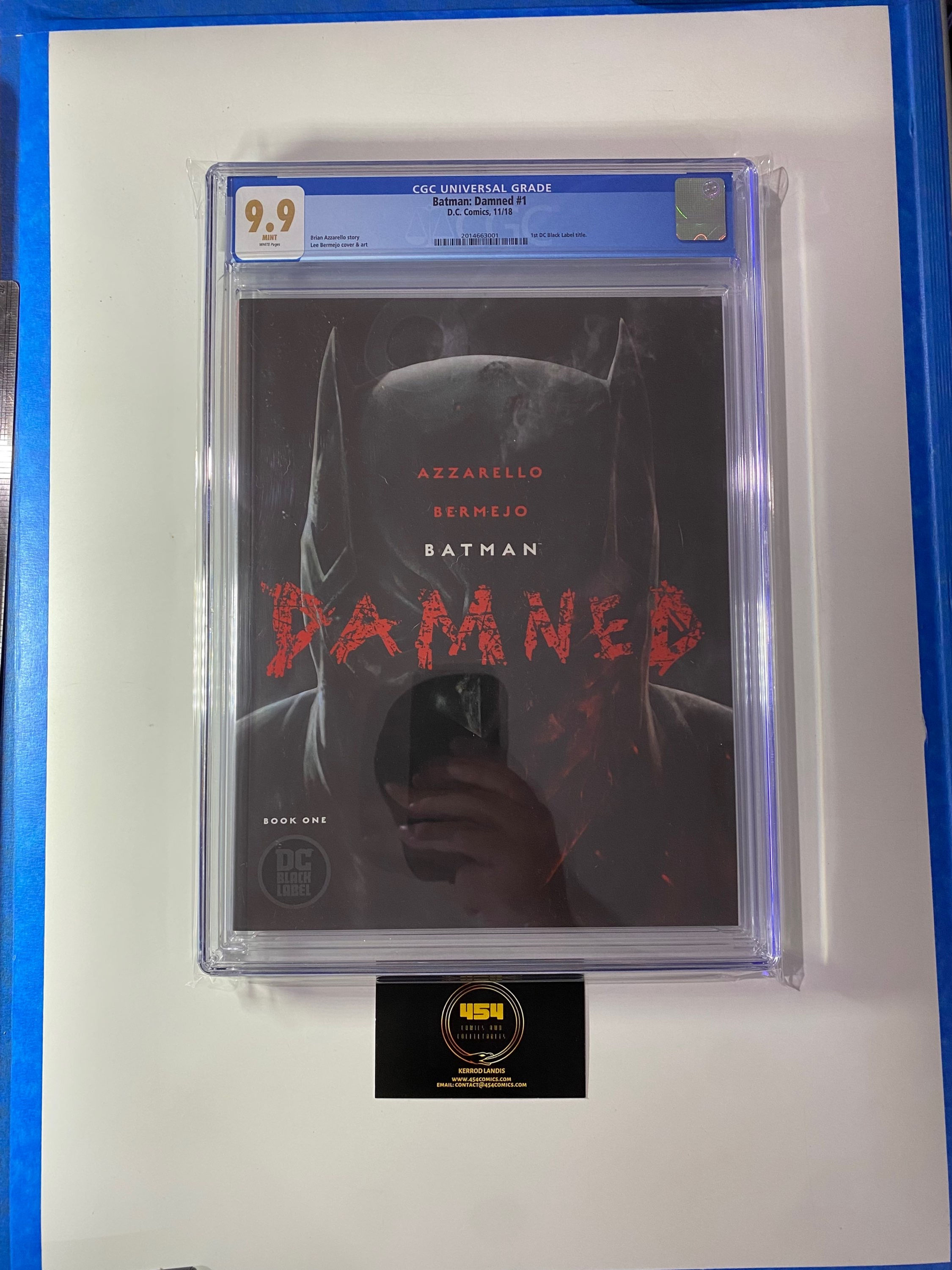 BATMAN DAMNED #1 CGC 9.9