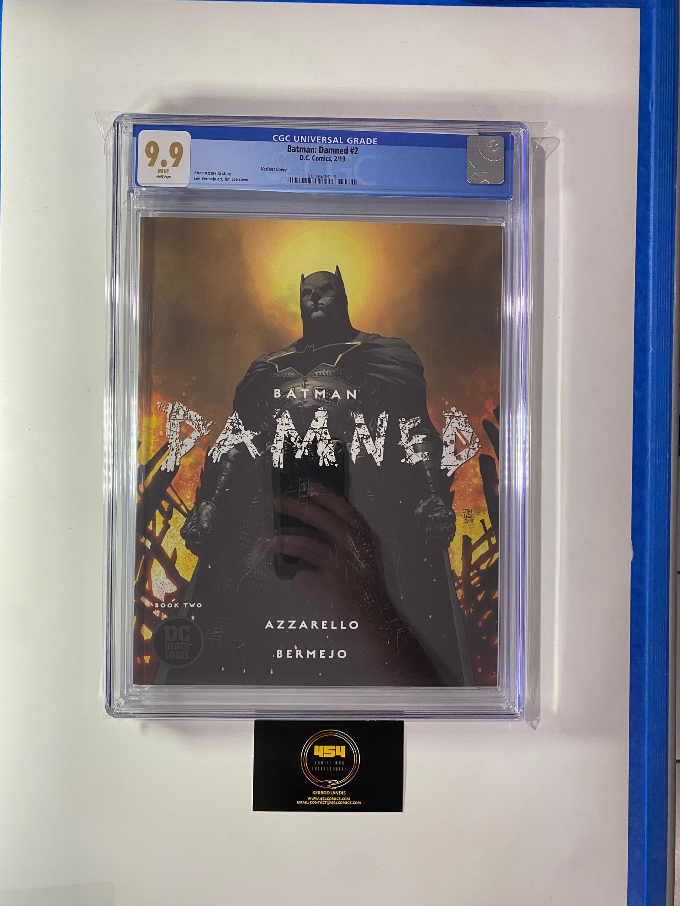 BATMAN DAMNED #2 CGC 9.9