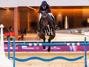 Cyrine Cherif Claims Victory in the CSI5* Al Shaqab Cup Grand Prix