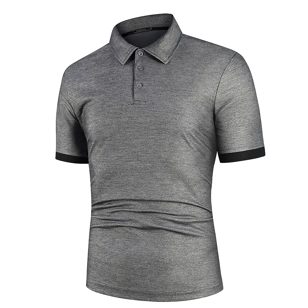 Thumbnail: Men's Contrast Color Polo Shirt — VAKRA