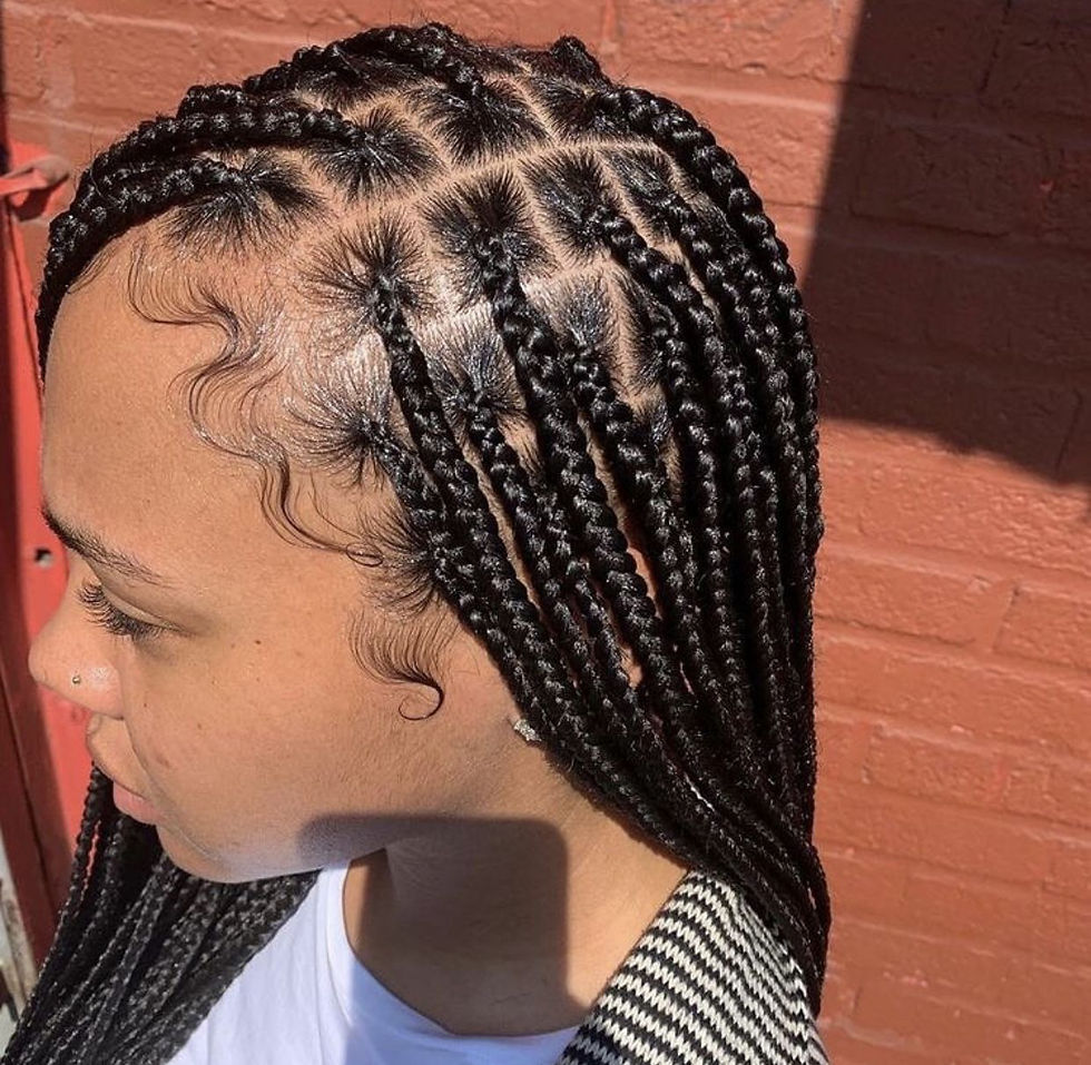 knotless braids 1