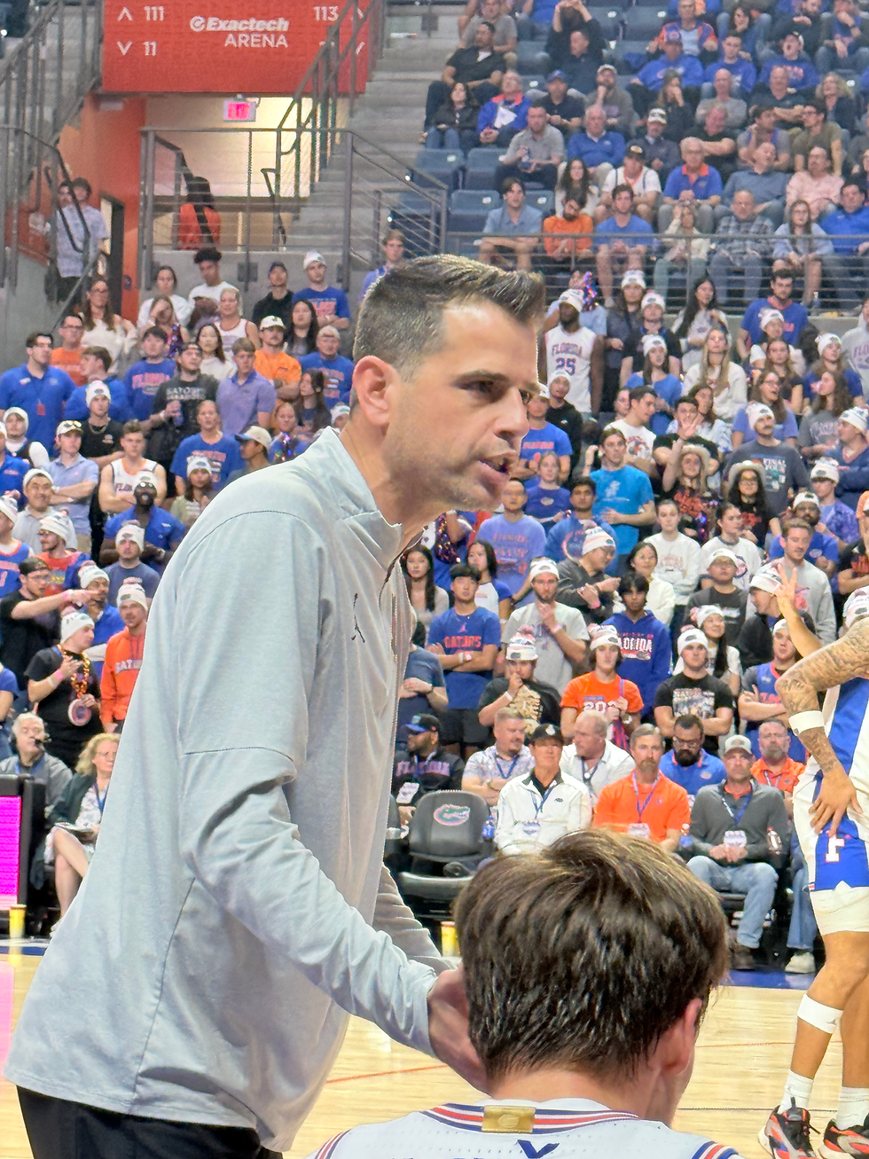 Todd Golden isn't fazed by Charles Bediako's return (Photo by Bobby D'Alessio)