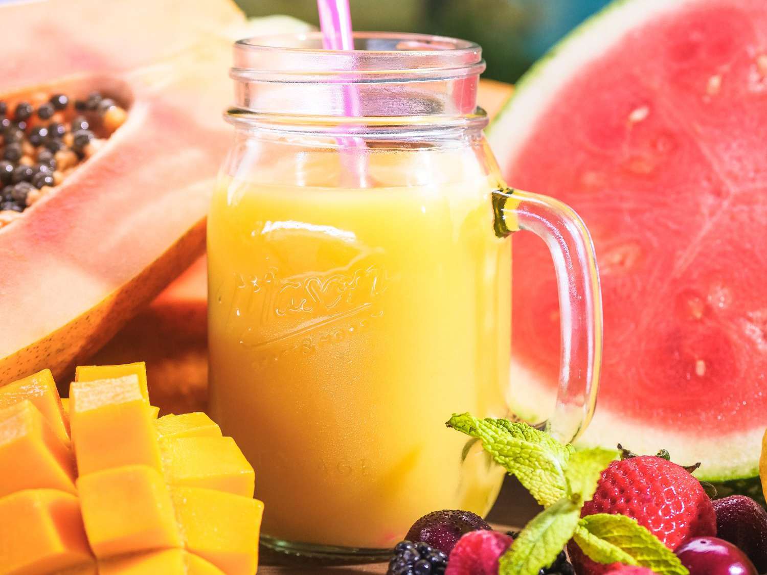 Arranged Food and Objects